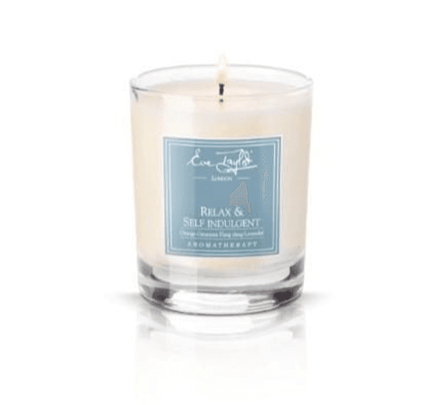 Eve Taylor Relax and Self Indulgent Aromawax candle